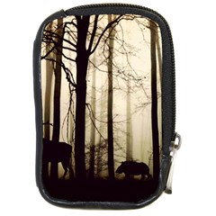 Forest Fog Hirsch Wild Boars Compact Camera Cases by Simbadda