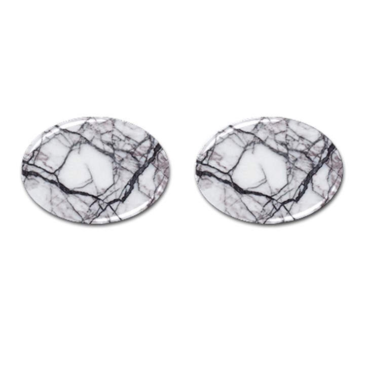 Marble Tiles Rock Stone Statues Cufflinks (Oval)