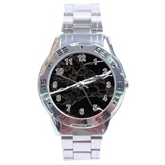 Marble Tiles Rock Stone Statues Stainless Steel Analogue Watch by Simbadda