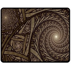 Abstract Pattern Graphics Double Sided Fleece Blanket (medium) 