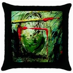 Continental Breakfast 6 Throw Pillow Case (Black) Front