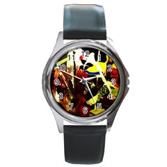 Drama 5 Round Metal Watch by bestdesignintheworld