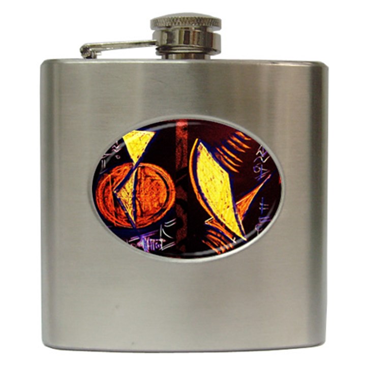 Cryptography Of The Planet Hip Flask (6 oz)