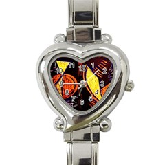 Cryptography Of The Planet Heart Italian Charm Watch by bestdesignintheworld