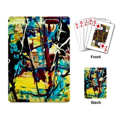 Dance Of Oil Towers 4 Playing Card by bestdesignintheworld