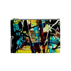 Dance Of Oil Towers 4 Cosmetic Bag (medium)  by bestdesignintheworld