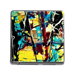 Dance Of Oil Towers 4 Memory Card Reader (square) by bestdesignintheworld