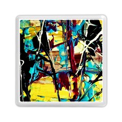 Dance Of Oil Towers 4 Memory Card Reader (square)  by bestdesignintheworld