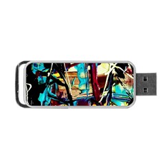 Dance Of Oil Towers 4 Portable Usb Flash (one Side) by bestdesignintheworld