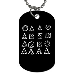 Drawing  Dog Tag (one Side) by ValentinaDesign