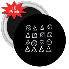 Drawing  3  Magnets (10 Pack)  by ValentinaDesign
