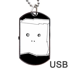 Drawing  Dog Tag Usb Flash (two Sides) by ValentinaDesign