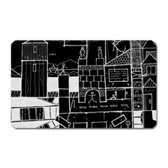 Drawing  Magnet (rectangular) by ValentinaDesign