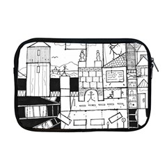 Drawing  Apple Macbook Pro 17  Zipper Case by ValentinaDesign