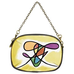 Abstract Art Colorful Chain Purses (two Sides)  by Modern2018