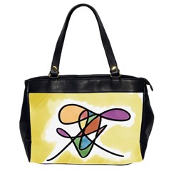 Abstract Art Colorful Office Handbags (2 Sides)  by Modern2018