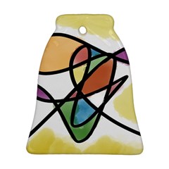 Abstract Art Colorful Bell Ornament (two Sides) by Modern2018