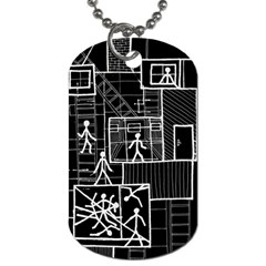 Drawing Dog Tag (one Side)