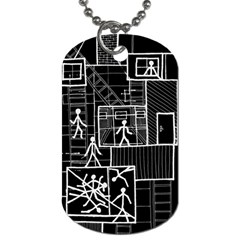 Drawing Dog Tag (two Sides)