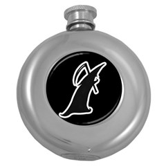 Drawing Round Hip Flask (5 Oz)