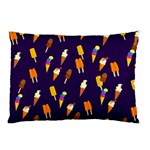 Ice Cream Cone Cornet Blue Summer Season Food Funny Pattern Pillow Case 26.62 x18.9  Pillow Case