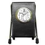 Drawing Pen Holder Desk Clocks Front