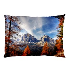 Dolomites Mountains Italy Alpine Pillow Case