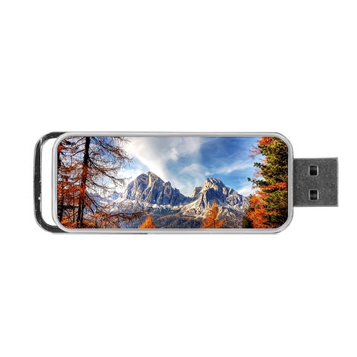 Dolomites Mountains Italy Alpine Portable USB Flash (One Side)