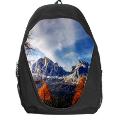 Dolomites Mountains Italy Alpine Backpack Bag by Simbadda