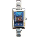 Architecture Modern Building Rectangle Italian Charm Watch Front