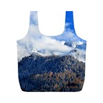 Mountains Alpine Nature Dolomites Full Print Recycle Bags (M)  Front