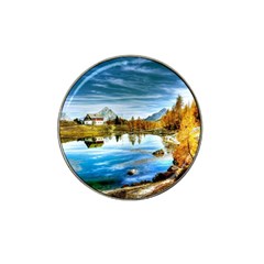 Dolomites Mountains Italy Alpin Hat Clip Ball Marker (4 Pack) by Simbadda