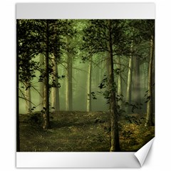 Forest Tree Landscape Canvas 8  X 10  by Simbadda