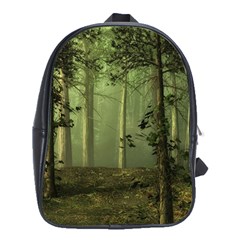 Forest Tree Landscape School Bag (xl) by Simbadda