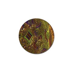 Fractal Virtual Abstract Golf Ball Marker