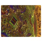 Fractal Virtual Abstract Double Sided Flano Blanket (Medium)  60 x50  Blanket Back