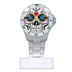 Cranium Sugar Skull Plastic Nurses Watch by StarvingArtisan