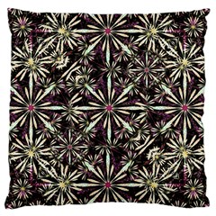 Dark Tropical Pattern Large Cushion Case (two Sides) by dflcprints