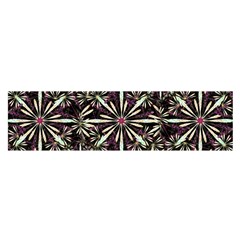 Dark Tropical Pattern Satin Scarf (oblong) by dflcprints