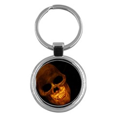 Laughing Skull Key Chains (round)  by StarvingArtisan