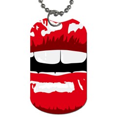 Sexy Lips Dog Tag (one Side) by StarvingArtisan