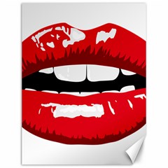 Sexy Lips Canvas 12  X 16   by StarvingArtisan