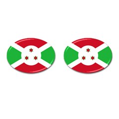 Flag of Burundi Cufflinks (Oval)