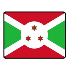 Flag of Burundi Double Sided Fleece Blanket (Small) 