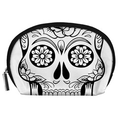 Sugar Skull Accessory Pouches (large)  by StarvingArtisan