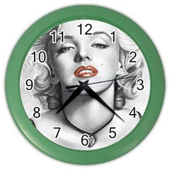 Blonde Bombshell Color Wall Clocks by StarvingArtisan