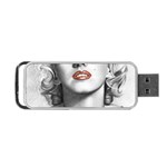 Blonde Bombshell Portable USB Flash (Two Sides) Front