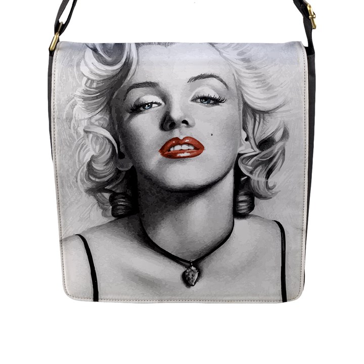 Blonde Bombshell Flap Messenger Bag (L) 