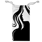 Long Haired Sexy Woman  Jewelry Bag Front