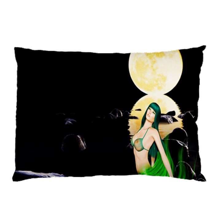 Sexy Mermaid In The Moonlight Pillow Case (Two Sides)